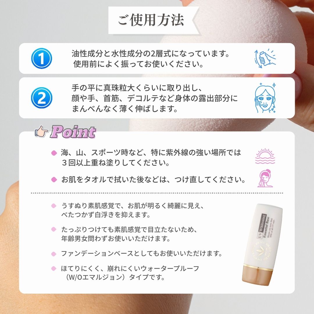 ビーバンジョアジョアエコ470AC 薬用UV美白エッセンシャルベース
