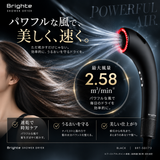 【正規品】Brighte SHOWER DRYER ブライト シャワードライヤー ブラック BRT-SD173 ヘアドライヤー ナノミスト